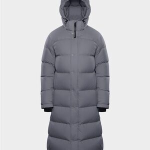 Aritzia Charcoal Puffer Jacket